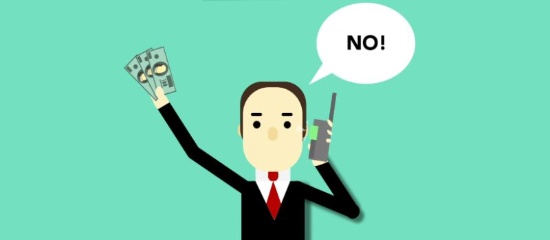 rejection of application