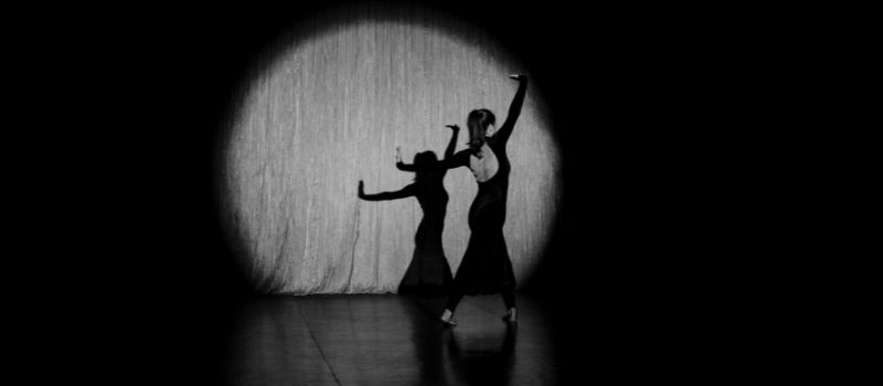 the dancer and her silhouette