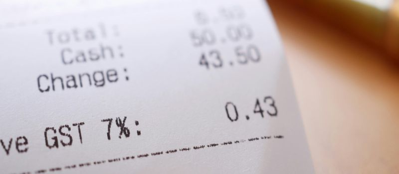 sales reciept