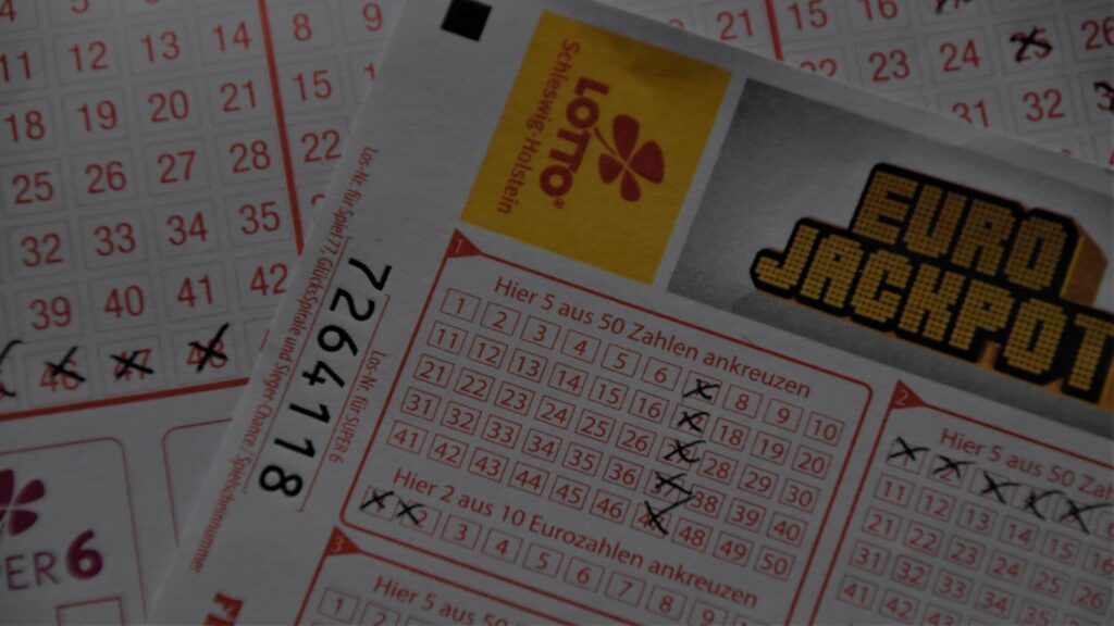 a photo of a lottery ticket