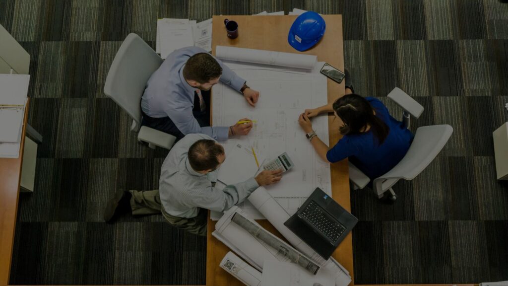 group of people discussing