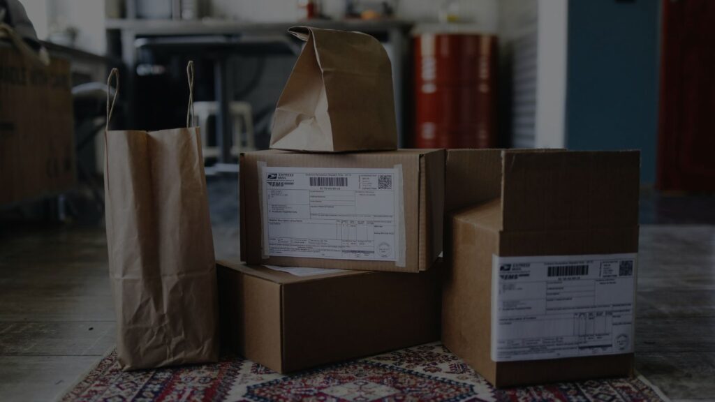 a photo of packages