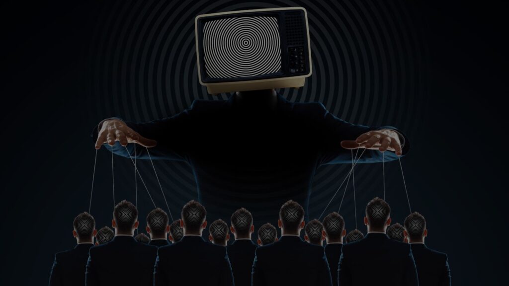 group of people connected