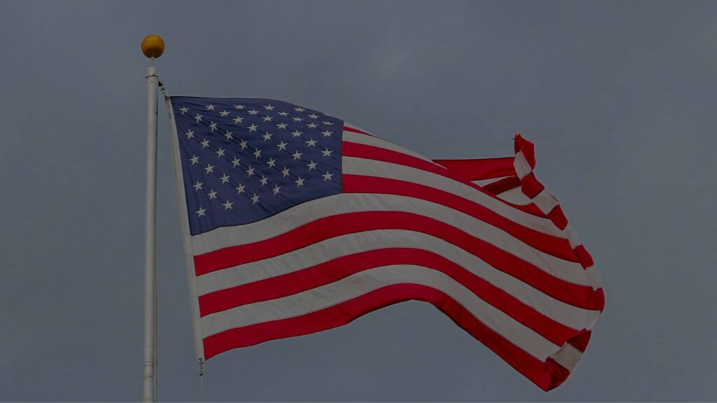 a photo of US flag