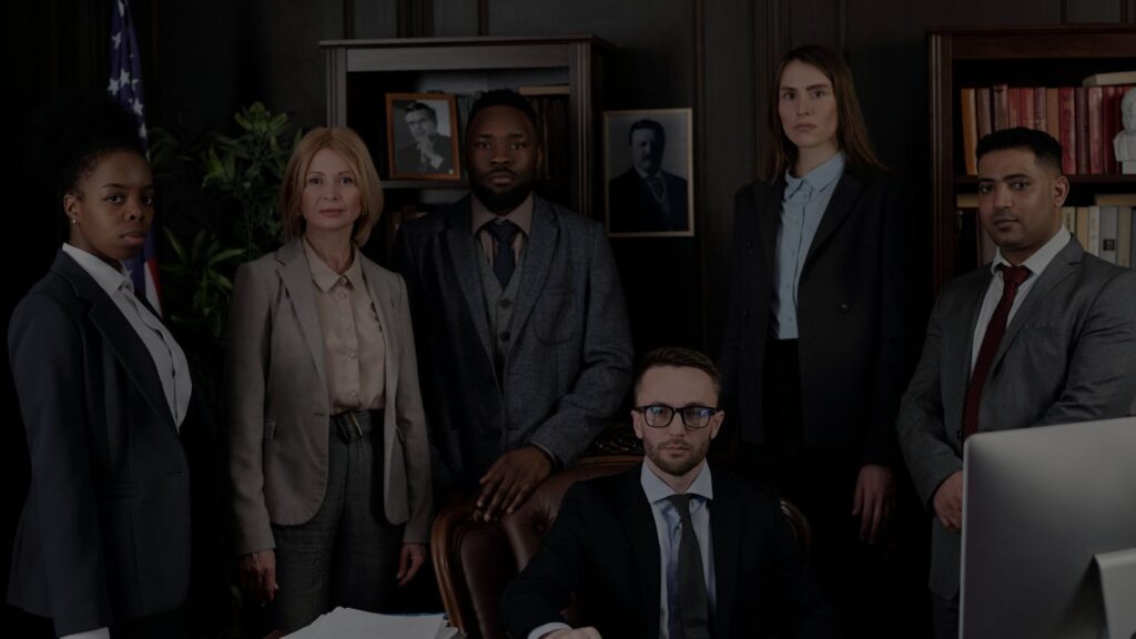 group of lawyers