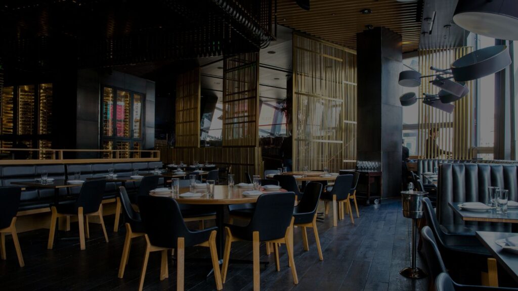 a luxurious restaurant