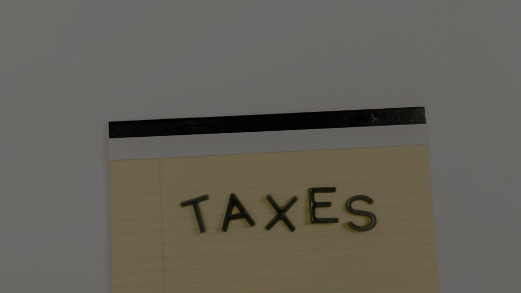 a photo of woard taxes