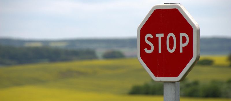 a stop signage 
