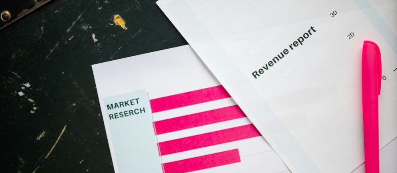a photo of revenue paper