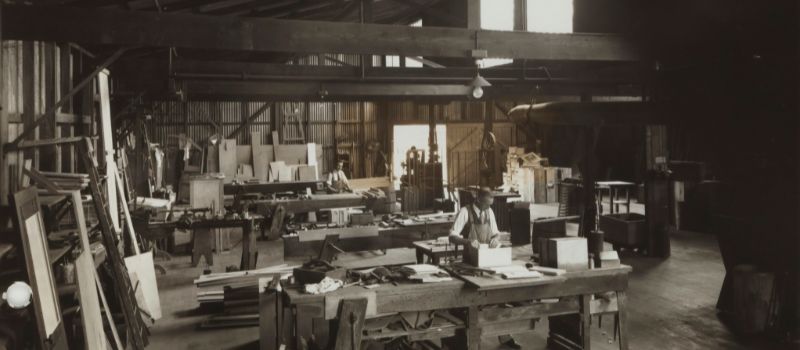 photo of a place where making cabinets