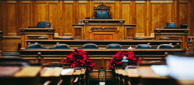 a photo of trial court