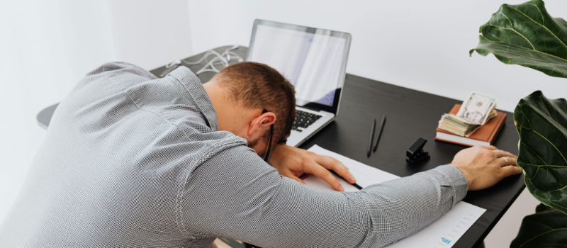 a stress person