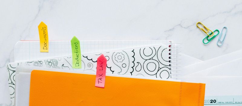 a photo of documents