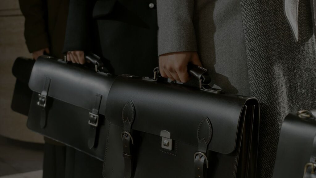 an image of a lawyers bag holding