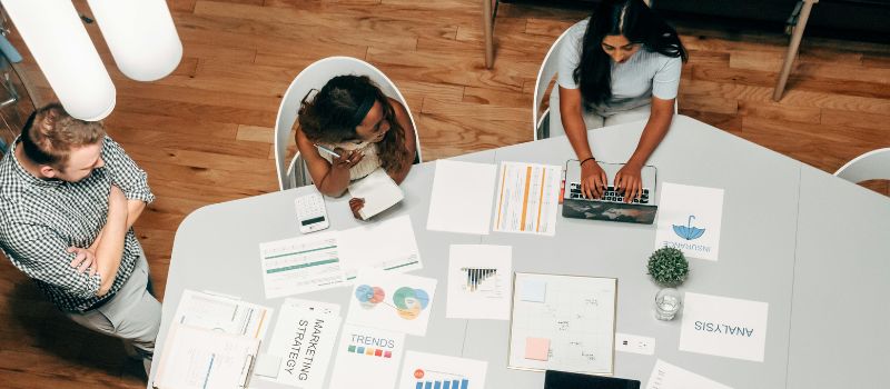 an image of group of people working