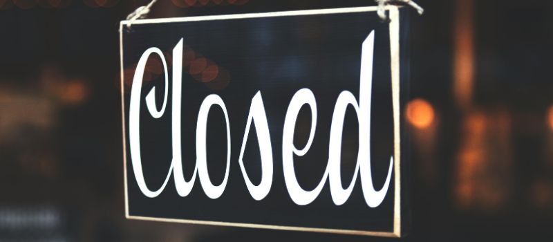 an image of close sign