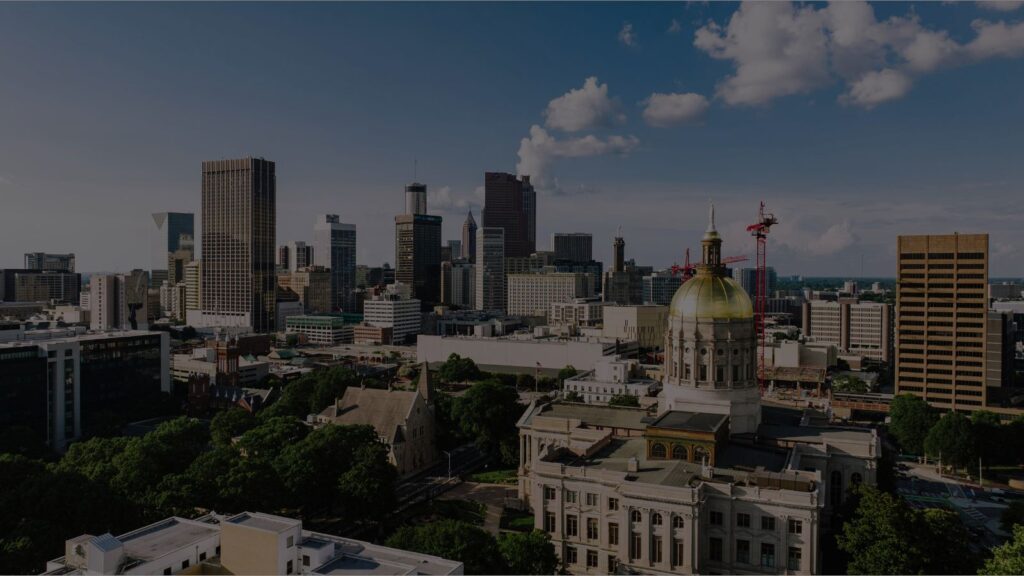 a photo of Georgia state capitol