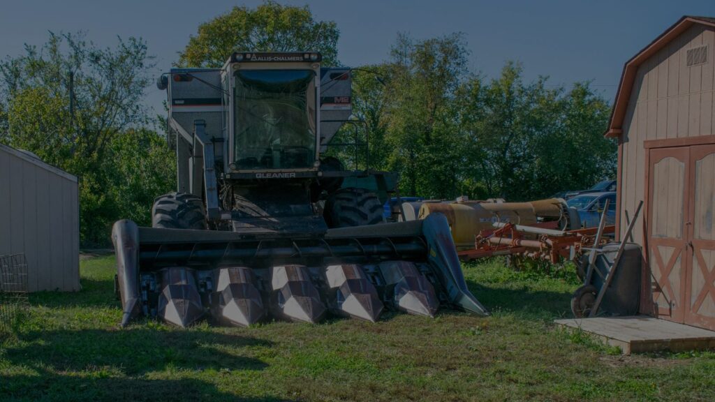 Agricultural Equipment in the farm