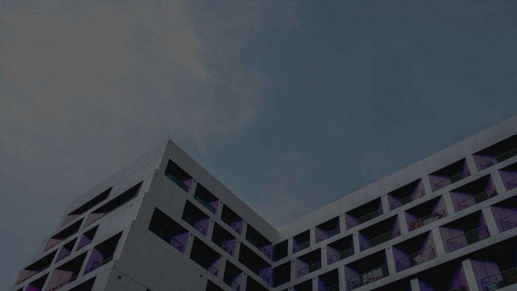 a building with many balconies