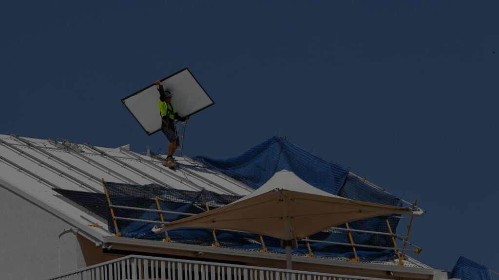 worker on a job site