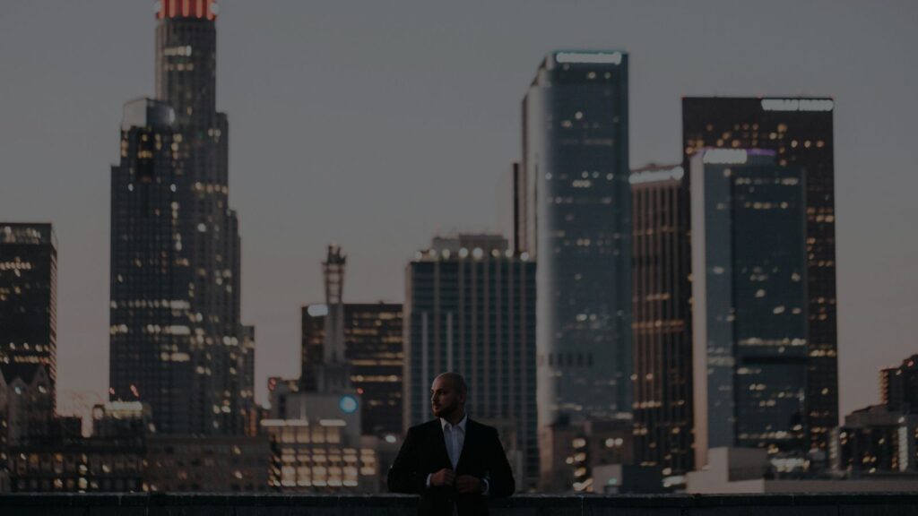 a lawyer standing