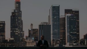 a lawyer standing