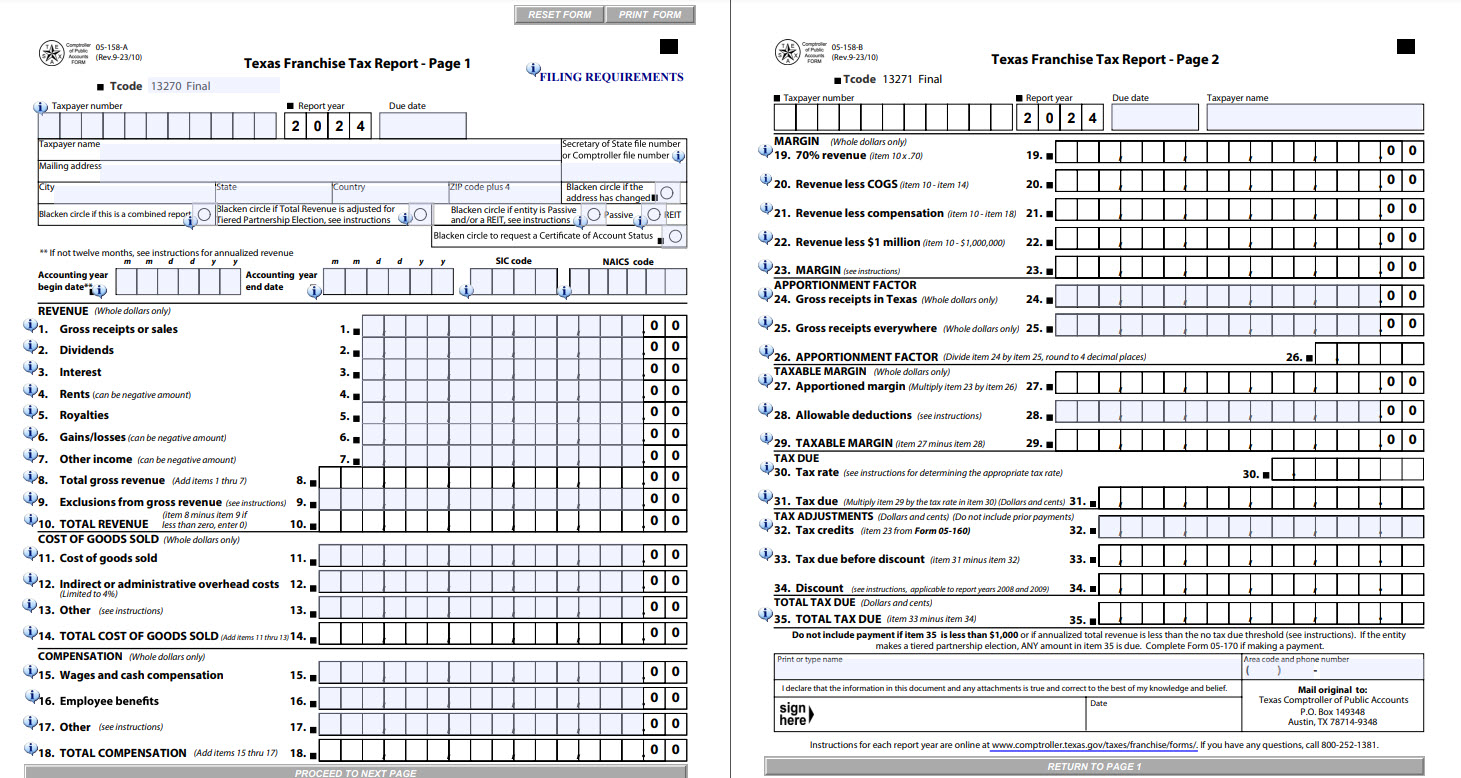 How to calculate texas franchise tax ansari law firm